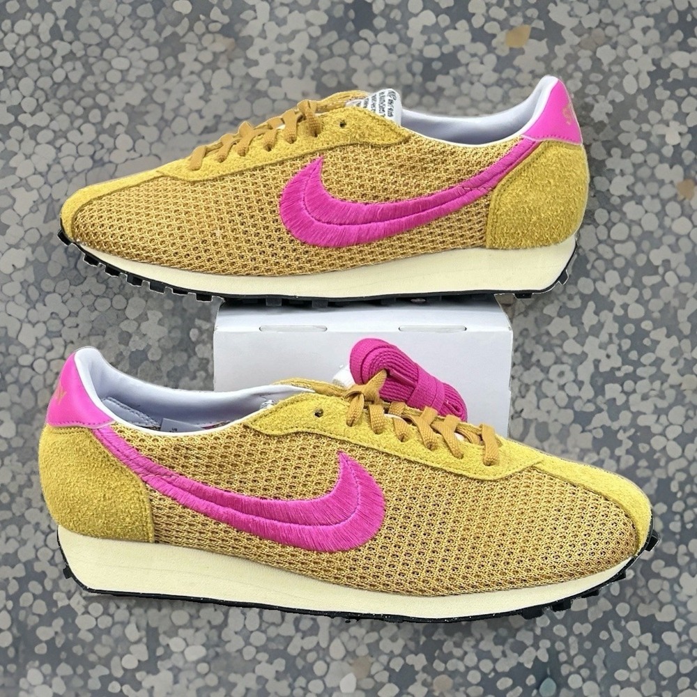 Men's 8 Nike x Stussy‎ LD-1000 SP Sanded Gold Laser Fuchsia FQ5369-700 Authentic